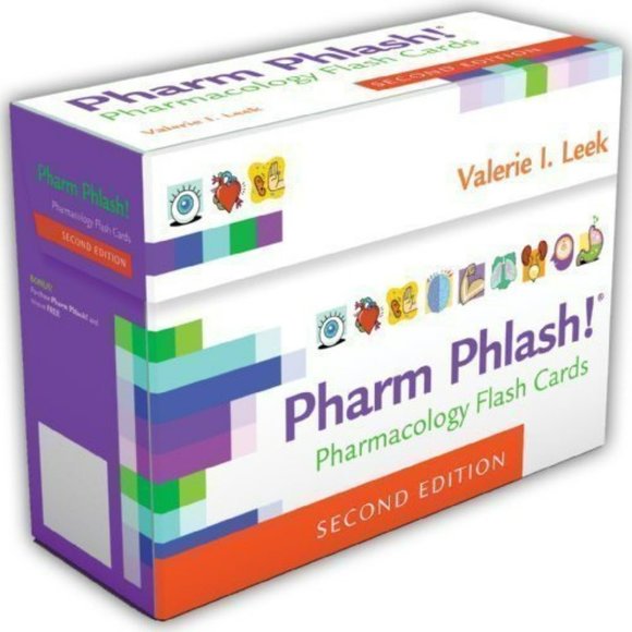 Pharm Phlash!: Pharmacology Flash Cards by Leek, Valerie 2nd Edition - Picture 1 of 6